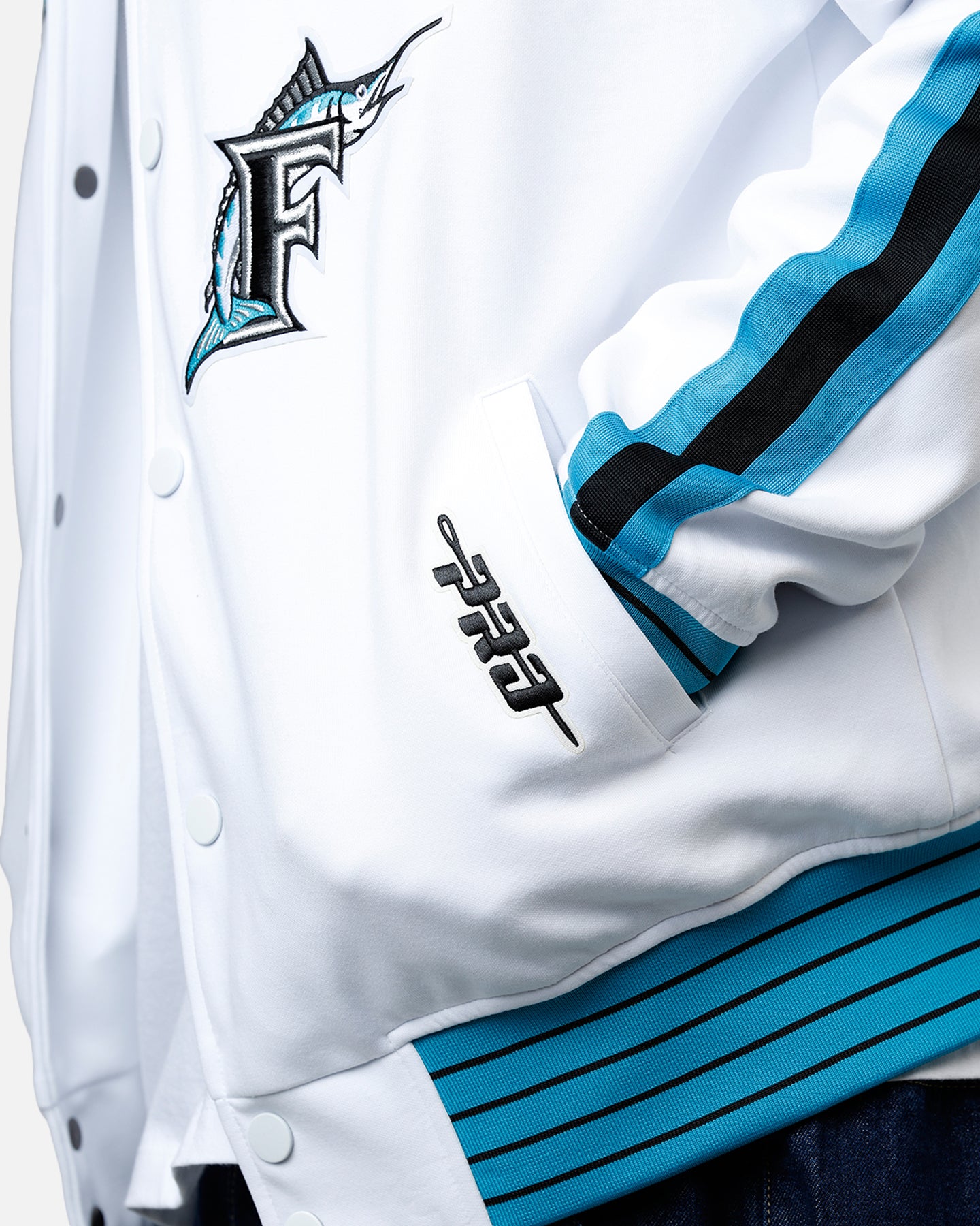 Pro Standard Florida Marlins Double Knit Jacket White、mySite、zt4zffjzw
