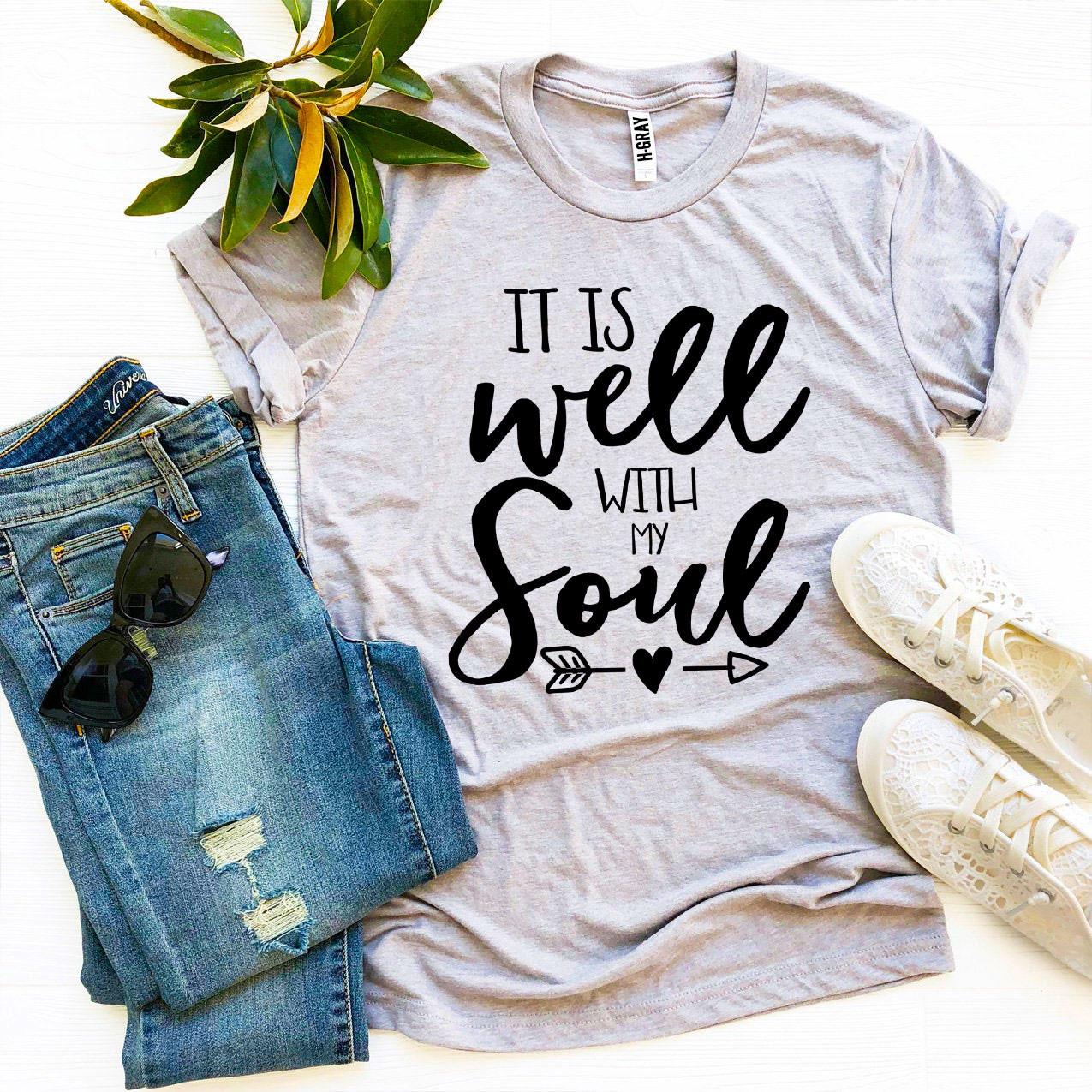 It Is Well With My Soul T-shirt、mySite、camillekostekn