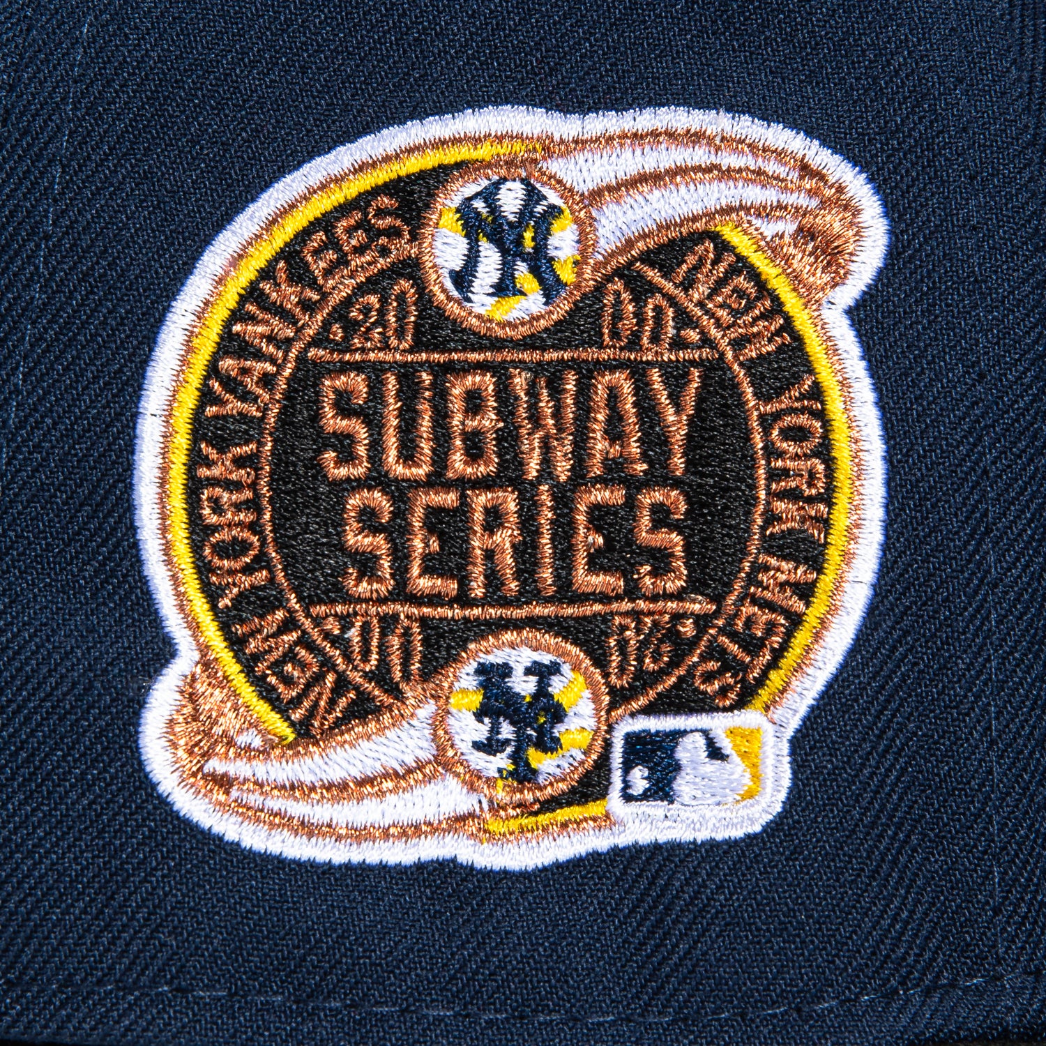 New Era 59Fifty New York Yankees Subway Series Patch Hat - Navy, Black, Gold、mySite、vikingsvslions