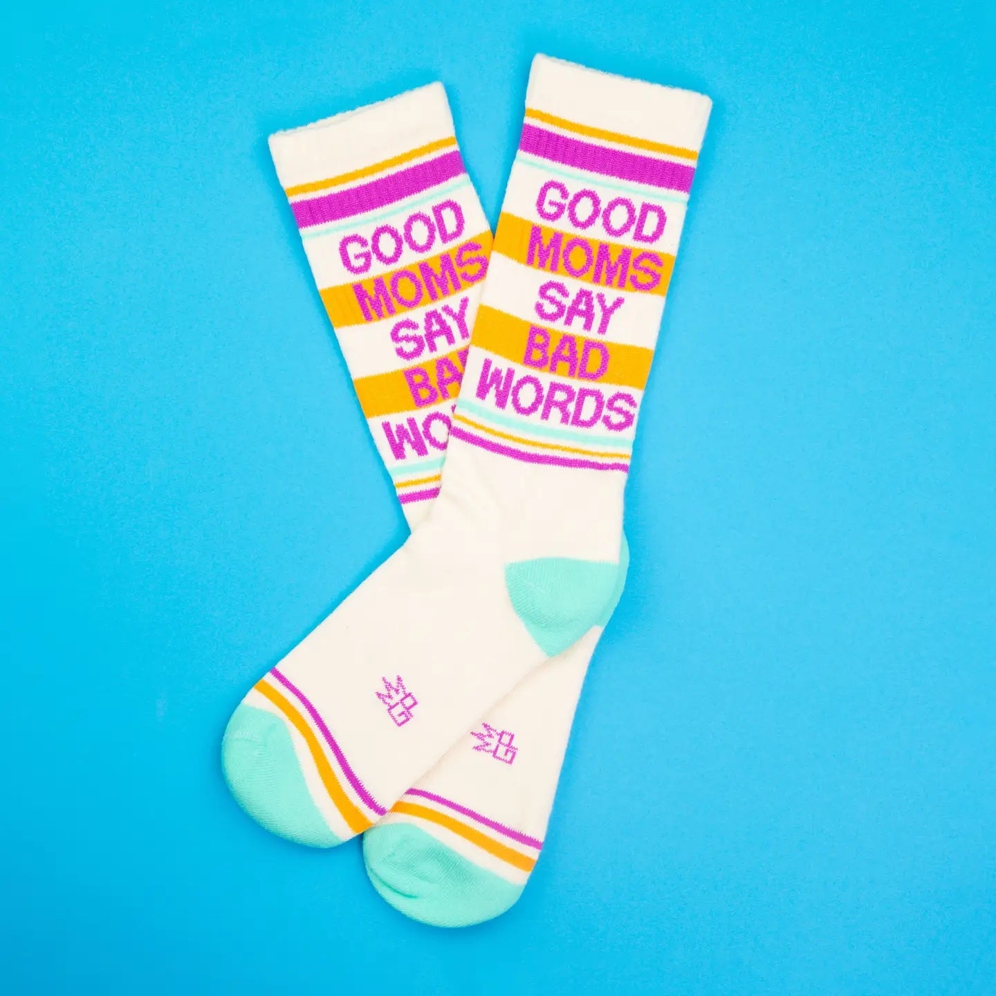 Good Moms Say Bad Words Gym Crew Socks、mySite、g9winljtr