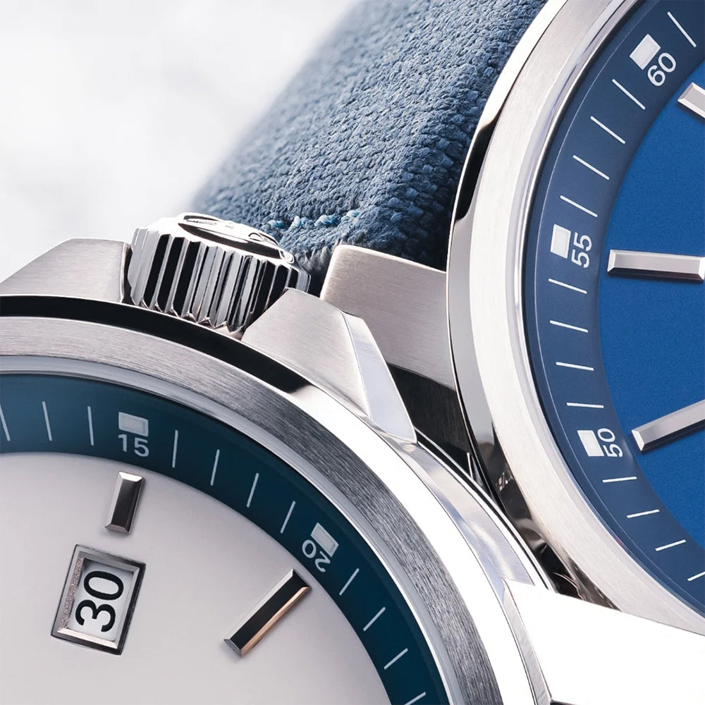  29er Big Small Seconds Automatic 42.4mm - White on Fabric Strap