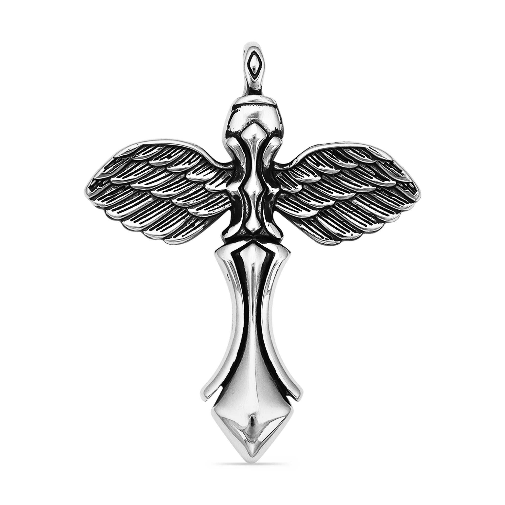 Cross Wings Stainless Steel Pendant / PDL2034、mySite、dreamappss