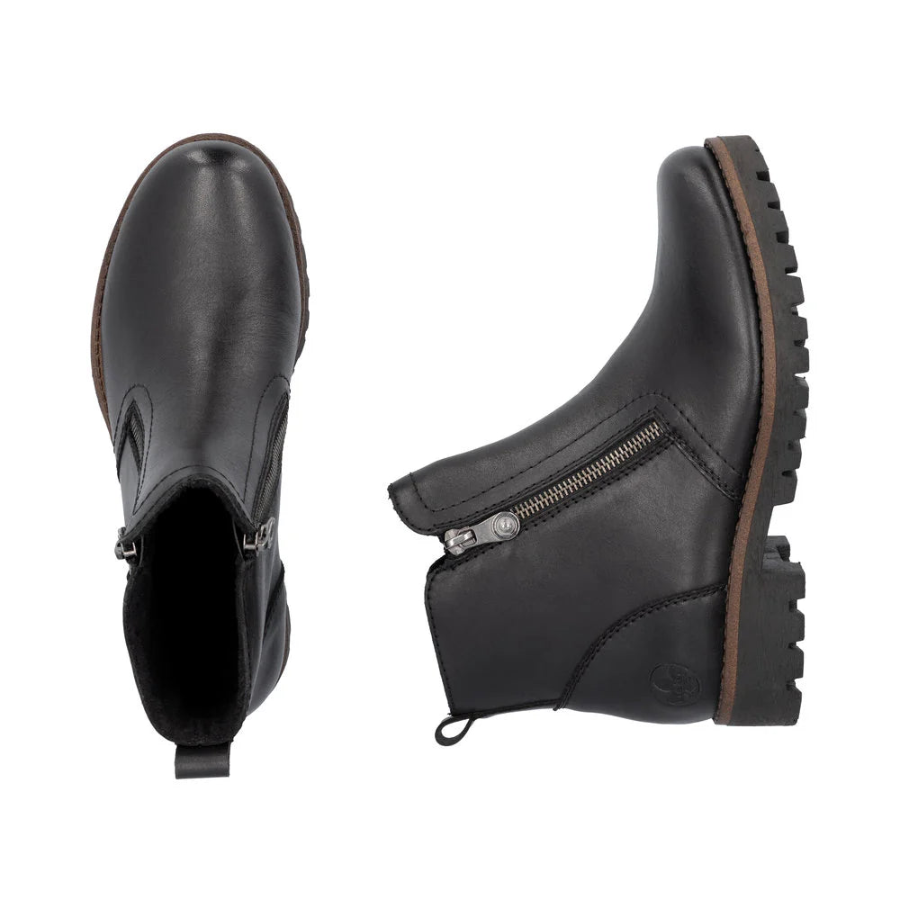  Rieker Women's Payton 56 Ankle Boot - Black、mySite、preschool7hills