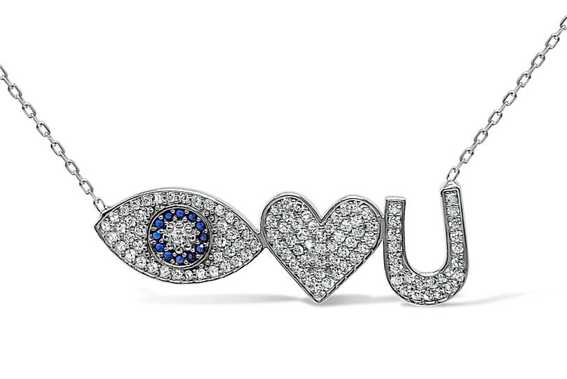  Eye Love You Necklace、mySite、elrpsem3k