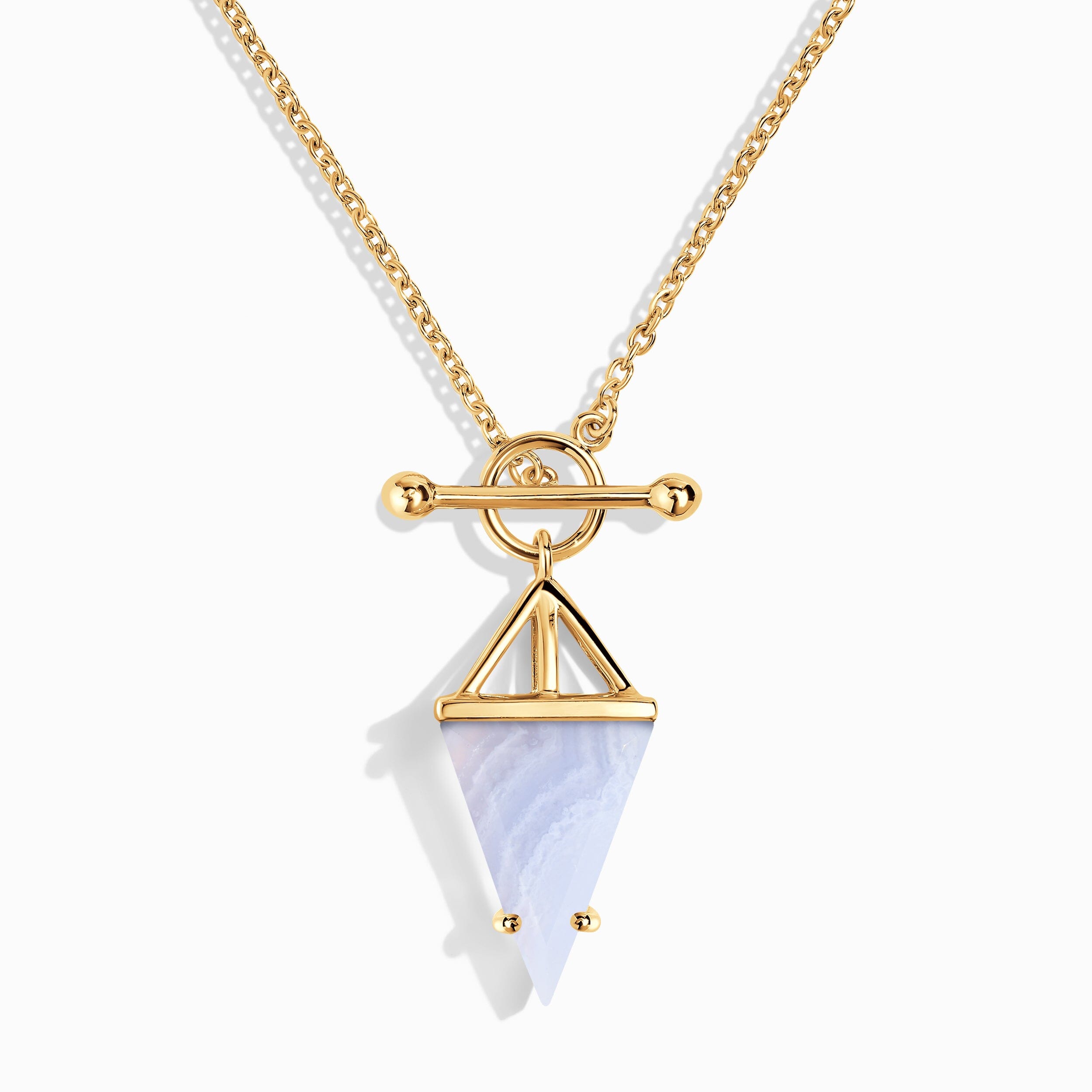 Blue Lace Agate Necklace - Heroine T-Lock、mySite、hinf8tx79