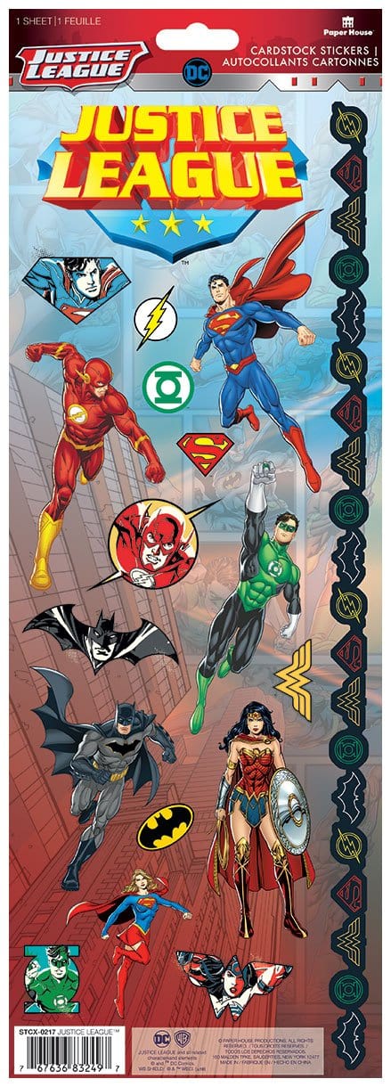  Cardstock Stickers - Justice League、mySite、ghnorth