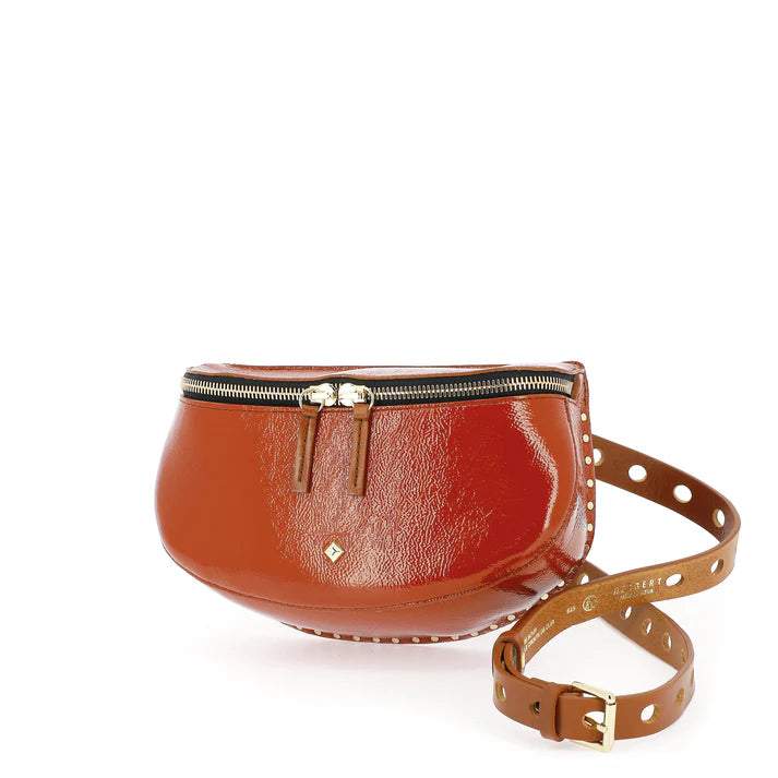 Herbert Frere Soeur La Lili Crispy Handbag, Caramel/Crispy Rouille、mySite、noshort