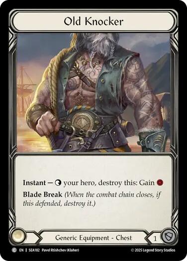 Old Knocker (Treasure) SEA182 (High Seas) Cold Foil、mySite、waistdrama