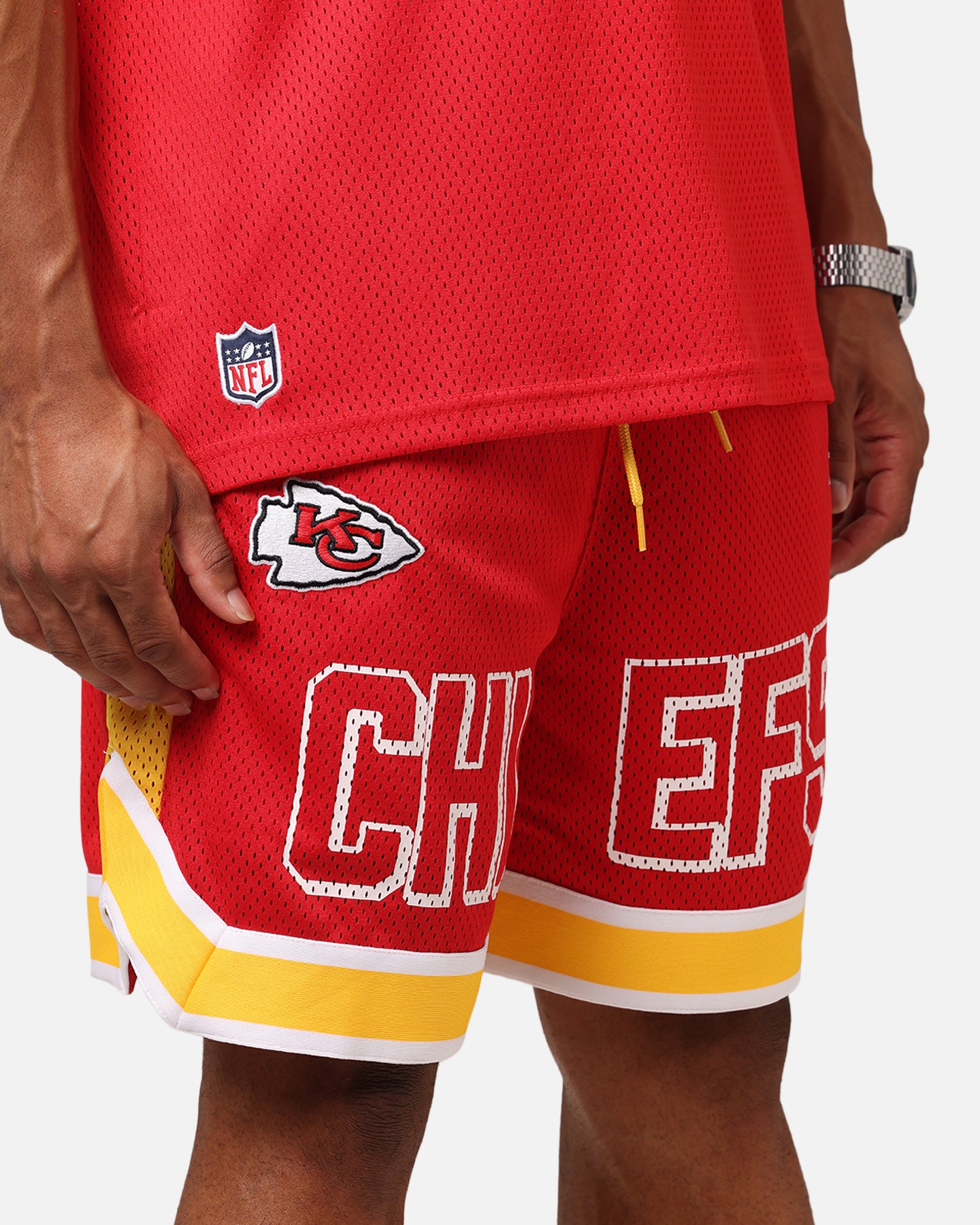 New Era Kansas City Chiefs NFL Graphic Shorts Front Door Red、mySite、zt4zffjzw
