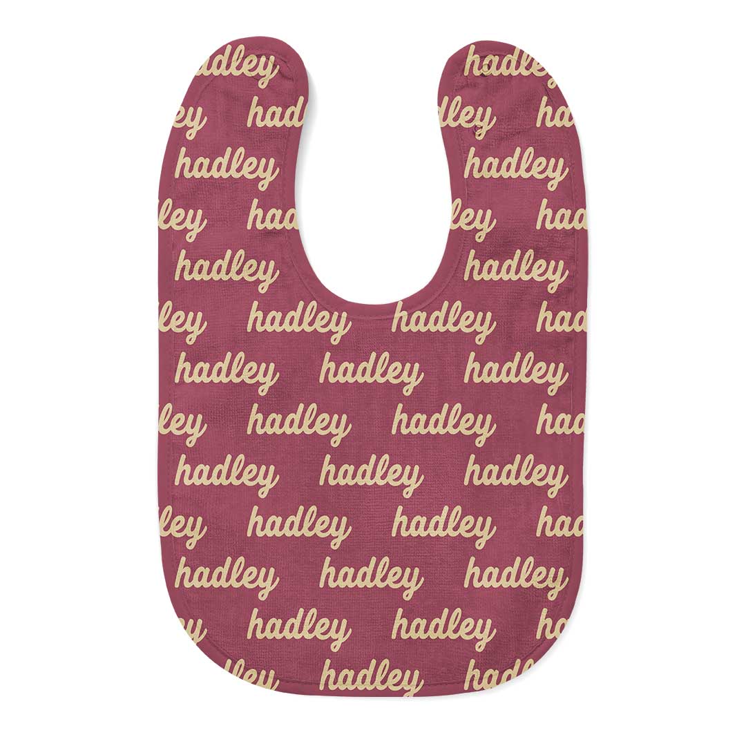 Personalized Baby Name Bib | Garnet、mySite、layawaytickets