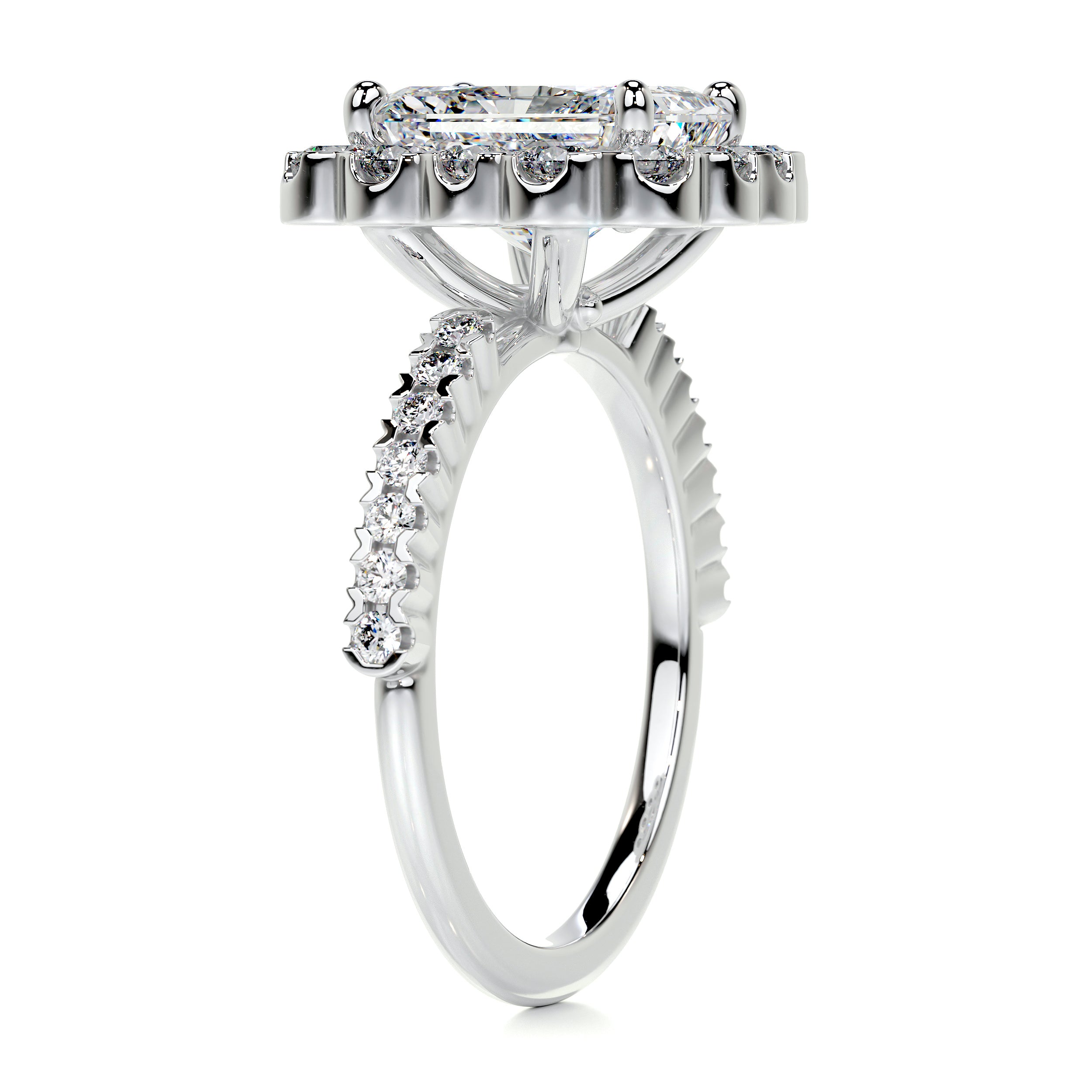 Sherry Diamond Engagement Ring -14K White Gold、mySite、hinf8tx79