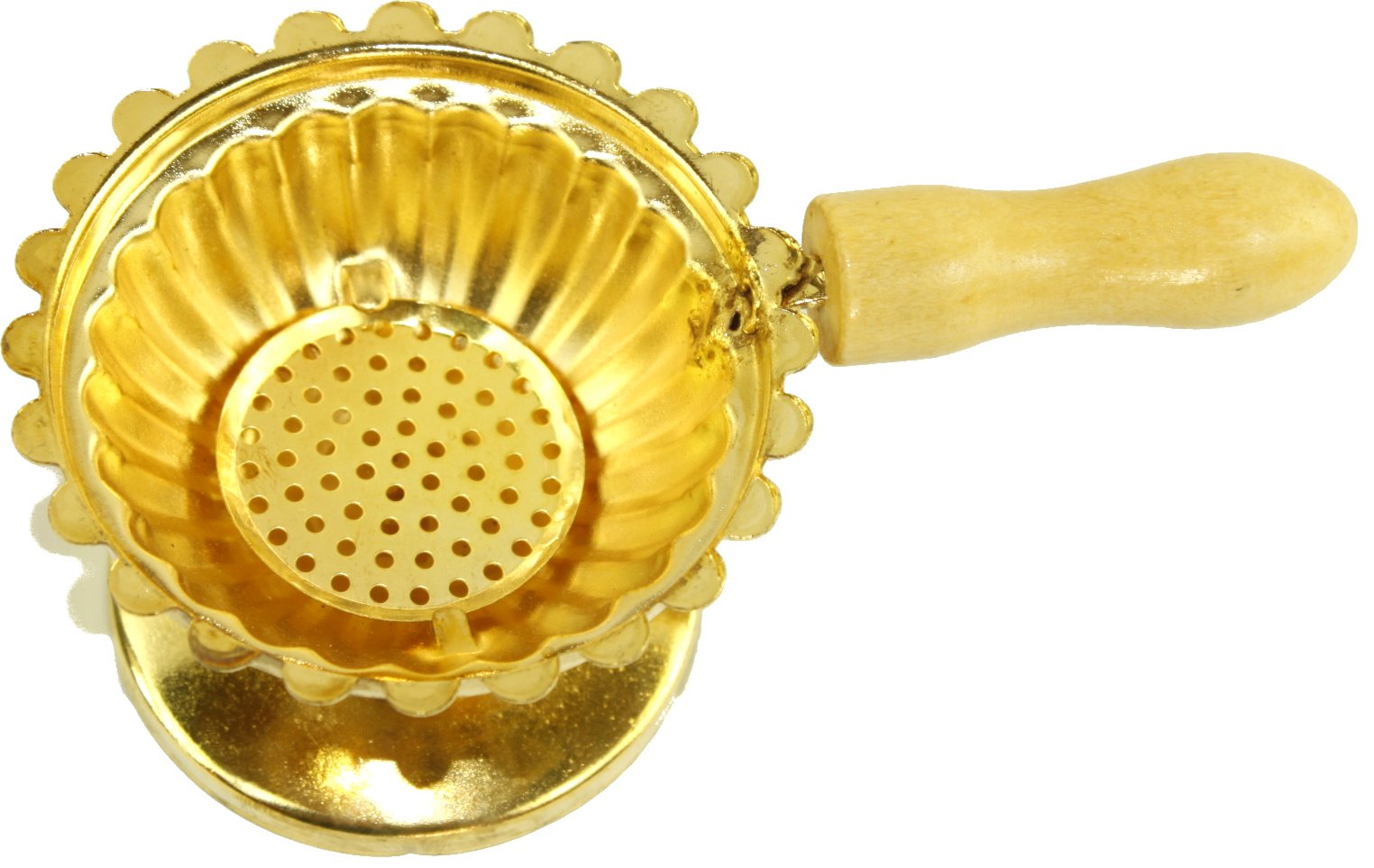  Holy Land Market Brass Incense Burner (3 Inches) - Small with Incense and Charcoal Set or kit、mySite、elrpsem3k