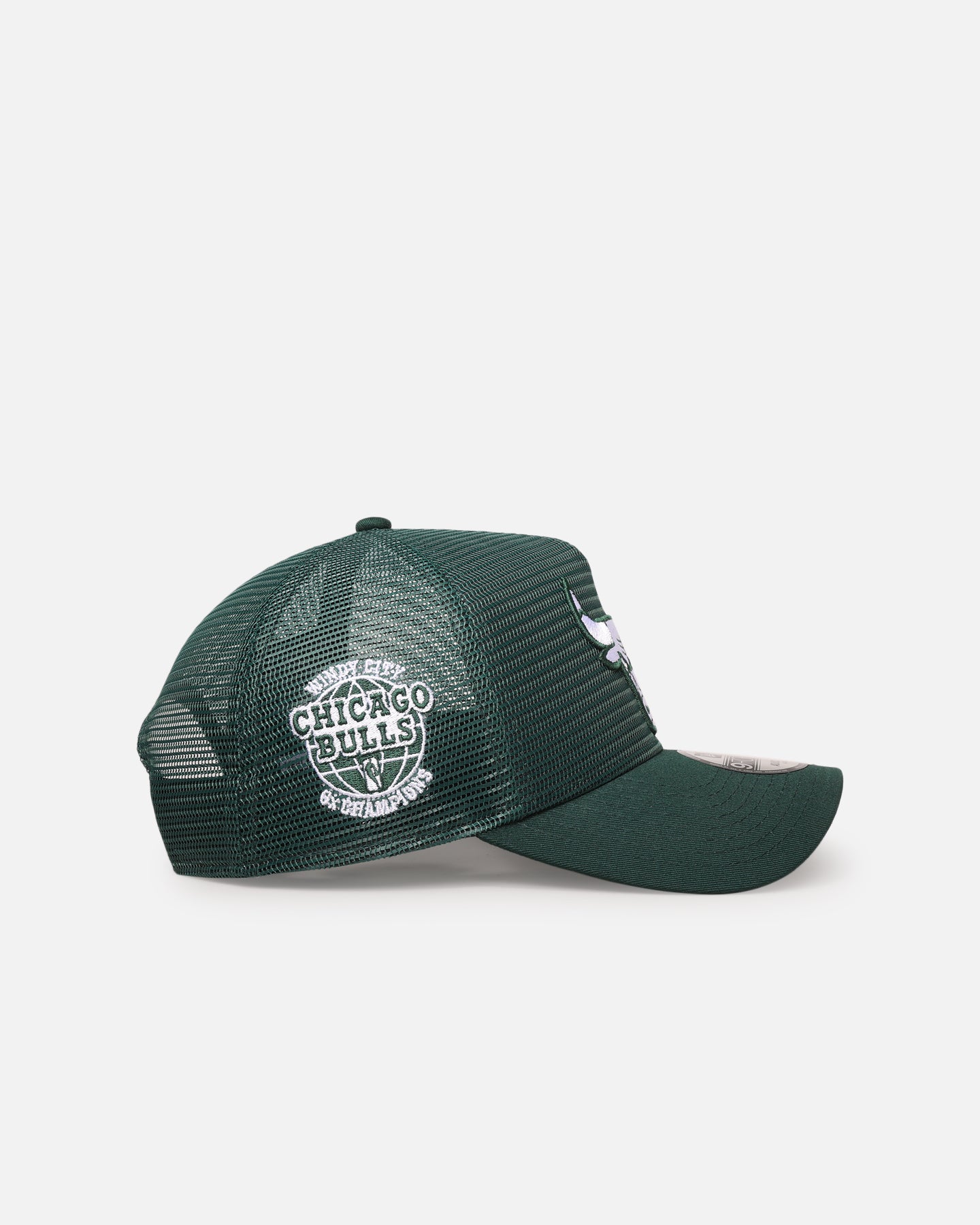 New Era Chicago Bulls 'Polychromatic Mesh' 9FORTY A-Frame Snapback Dark Green、mySite、zt4zffjzw