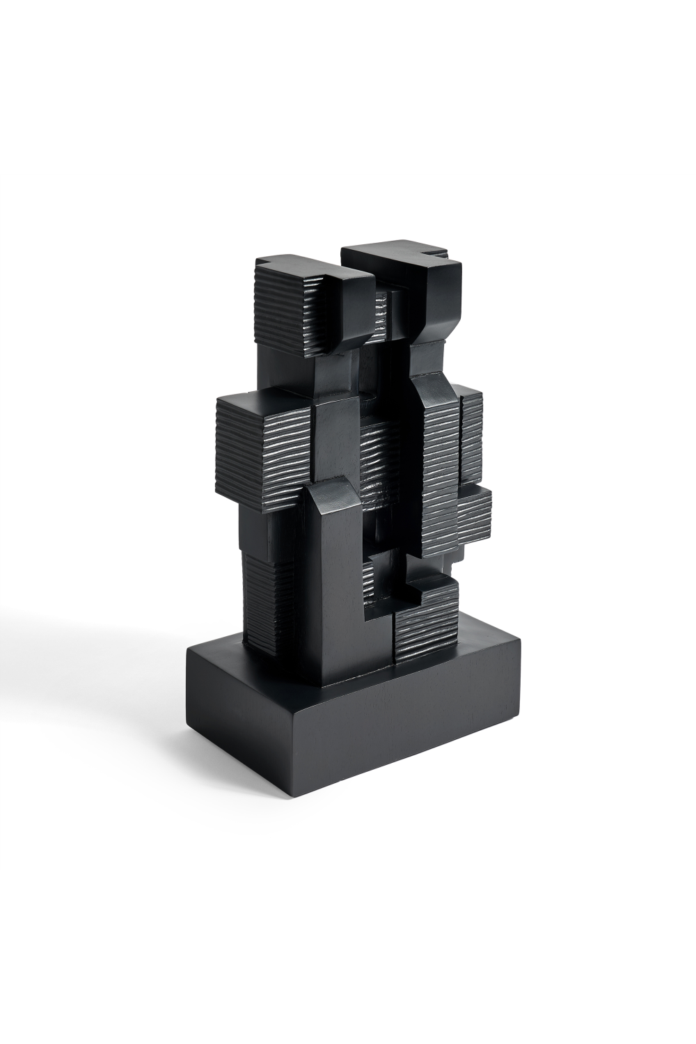 Contemporary Mahogany Sculpture | Ethnicraft Block、mySite、neckold