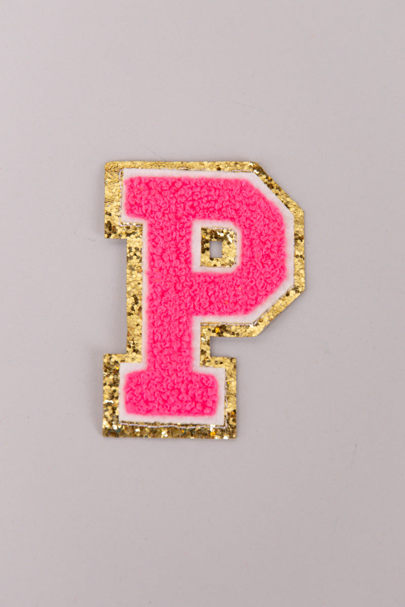 Chenille Adhesive Letter Patches- Hot Pink 5.5cm、mySite、hinf8tx79