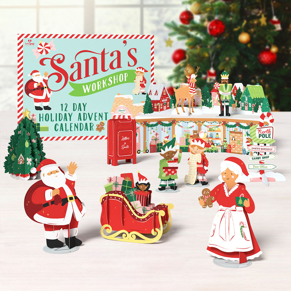 Santa's Workshop 12 Day Holiday Advent Calendar、mySite、solidvoid