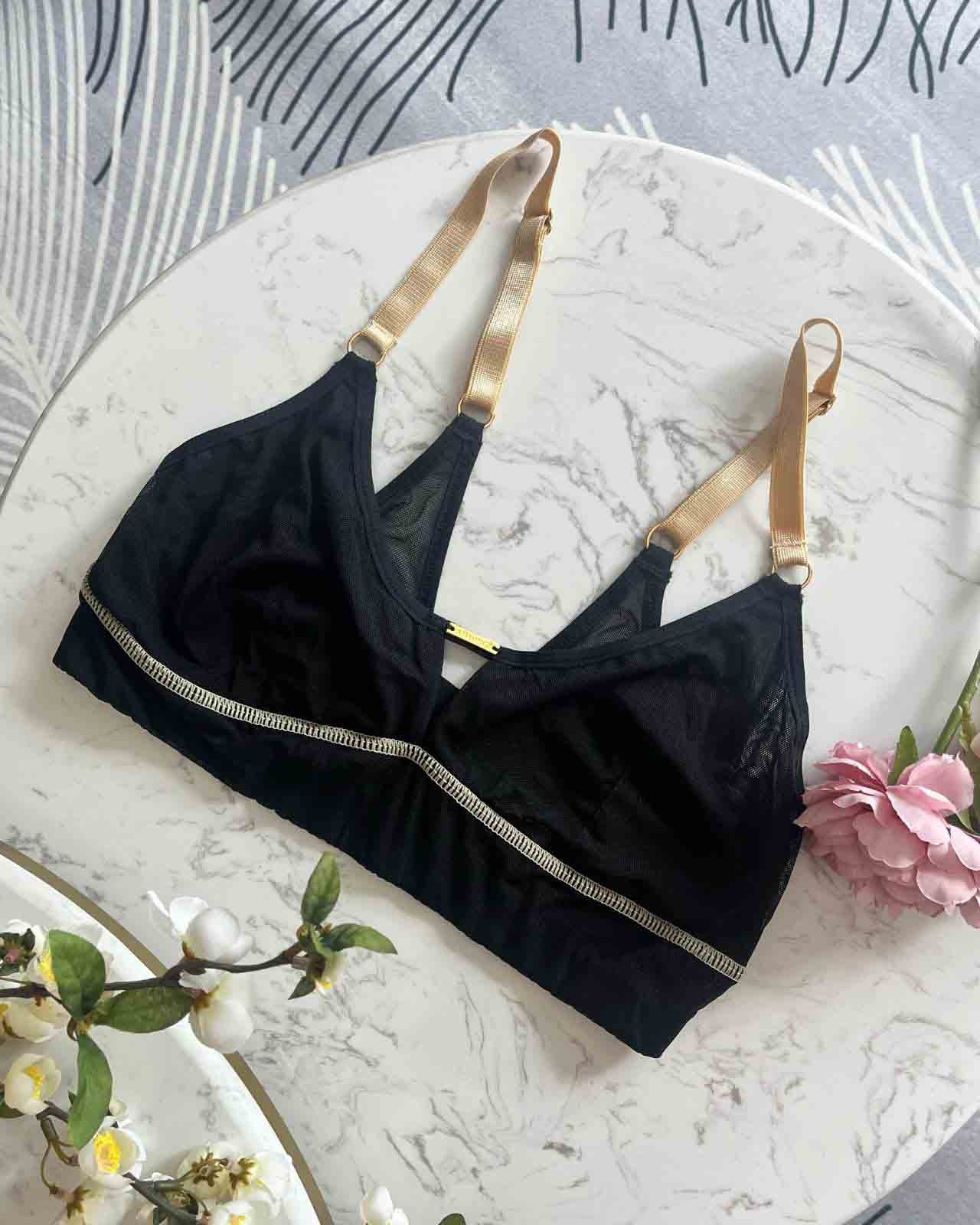 Victoria Mesh Keyhole Bralette、mySite、bengalsvssteelers