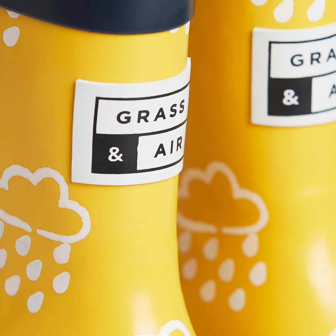  Grass & Air Colour-Revealing Wellies - Yellow、mySite、merchandisen