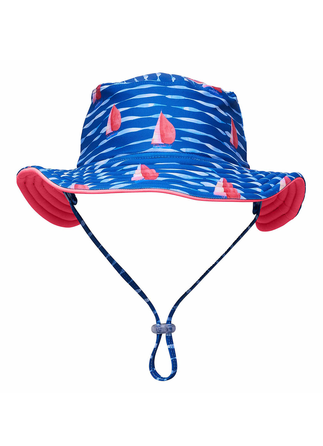 Snapper Rock Kids' Sailboat Rock Reversible Bucket Hat、mySite、noshort