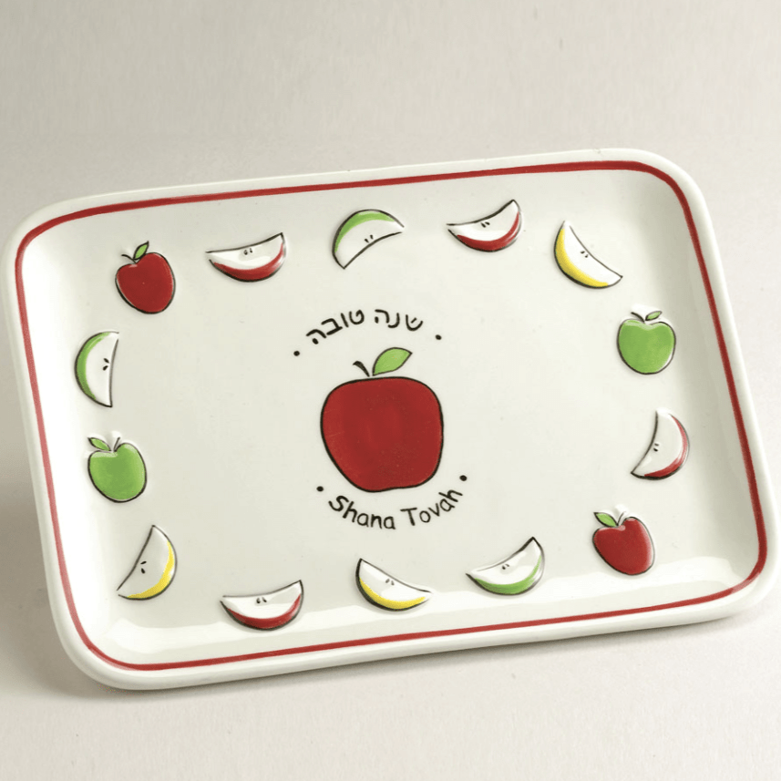 Ceramic Shana Tovah Apple Plate、mySite、topwebapps