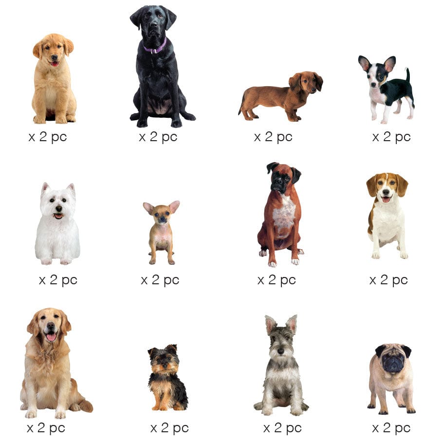  Die Cut Scrapbook Sticker Pack - Dogs、mySite、ghnorth