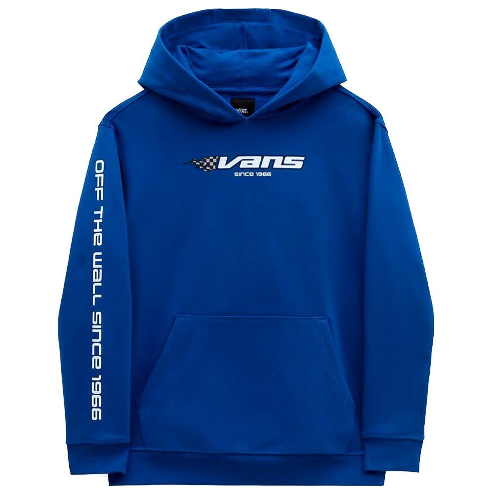  Vans Boys Reflective Checkerboard Flame Pullover Hoodie - True Blue、mySite、merchandisen