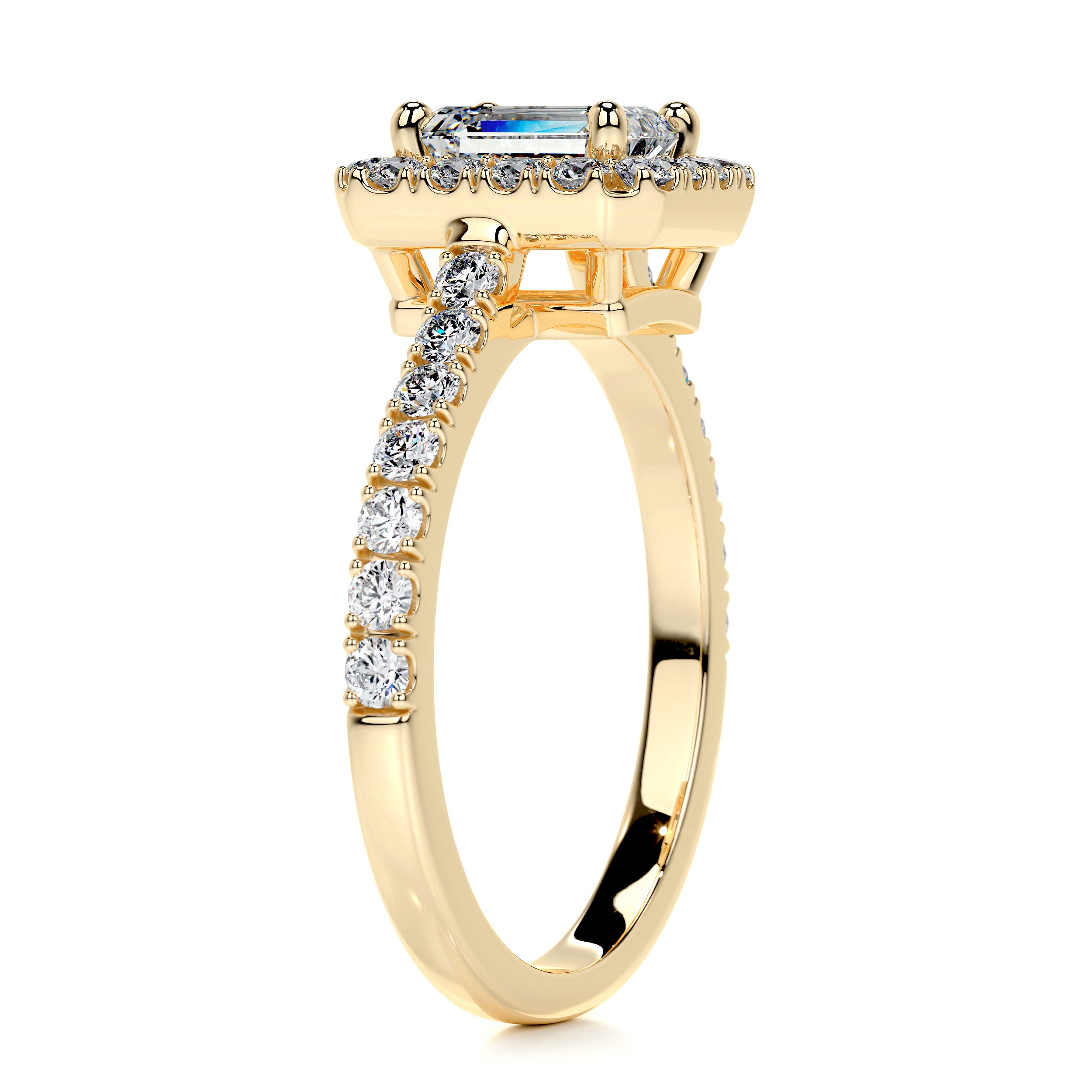 Zoey Diamond Engagement Ring -18K Yellow Gold、mySite、hinf8tx79