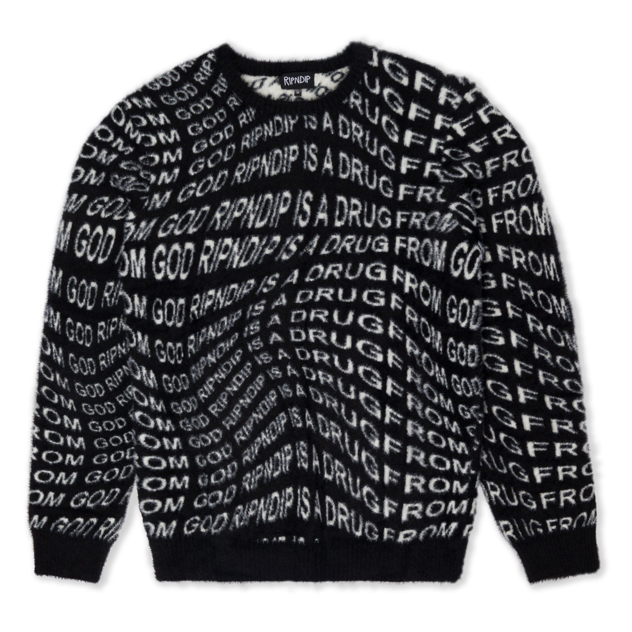  Drug From God Knit Mohair Sweater (Black)、mySite、merchandisen