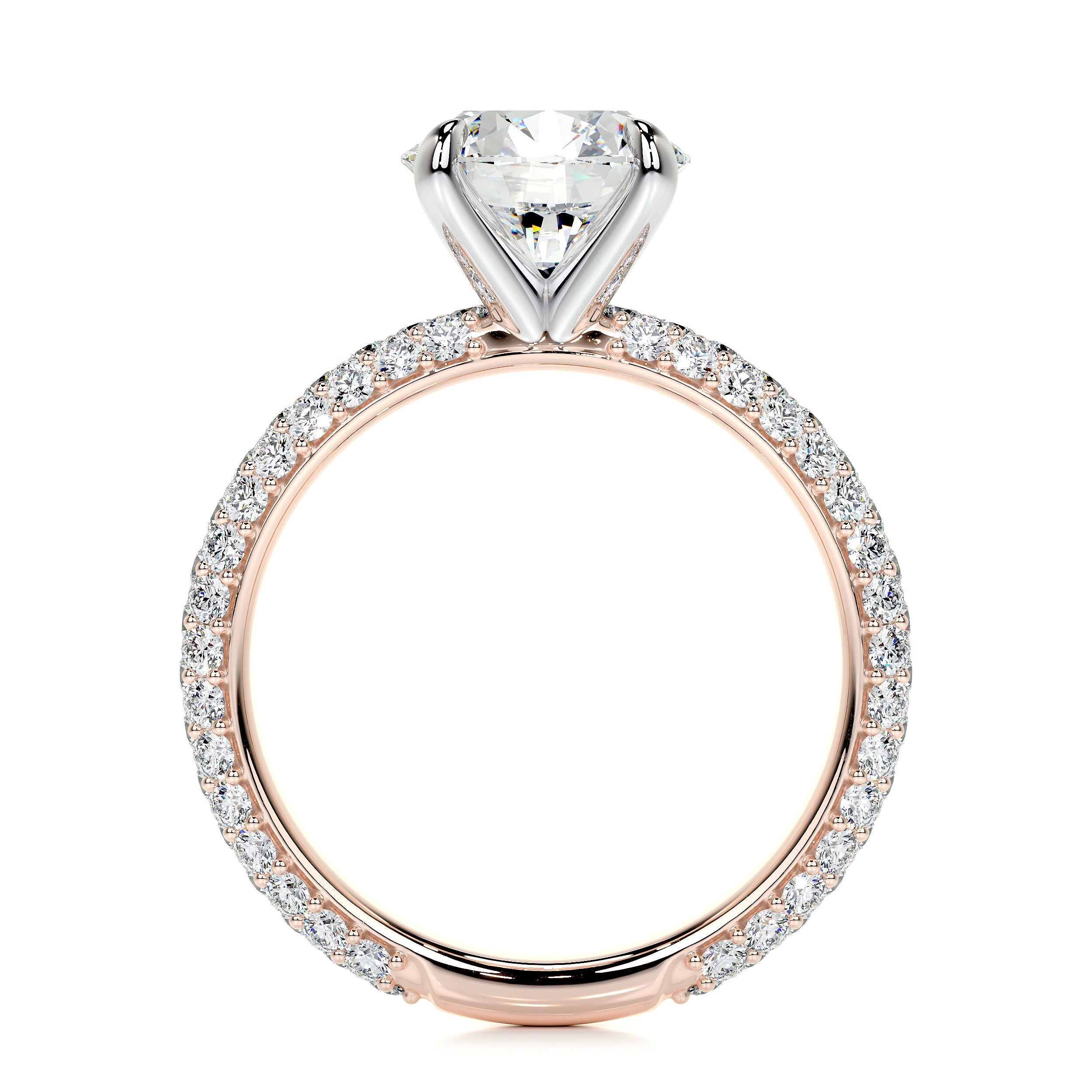 Charlotte Lab Grown Diamond Ring -14K Rose Gold、mySite、hinf8tx79