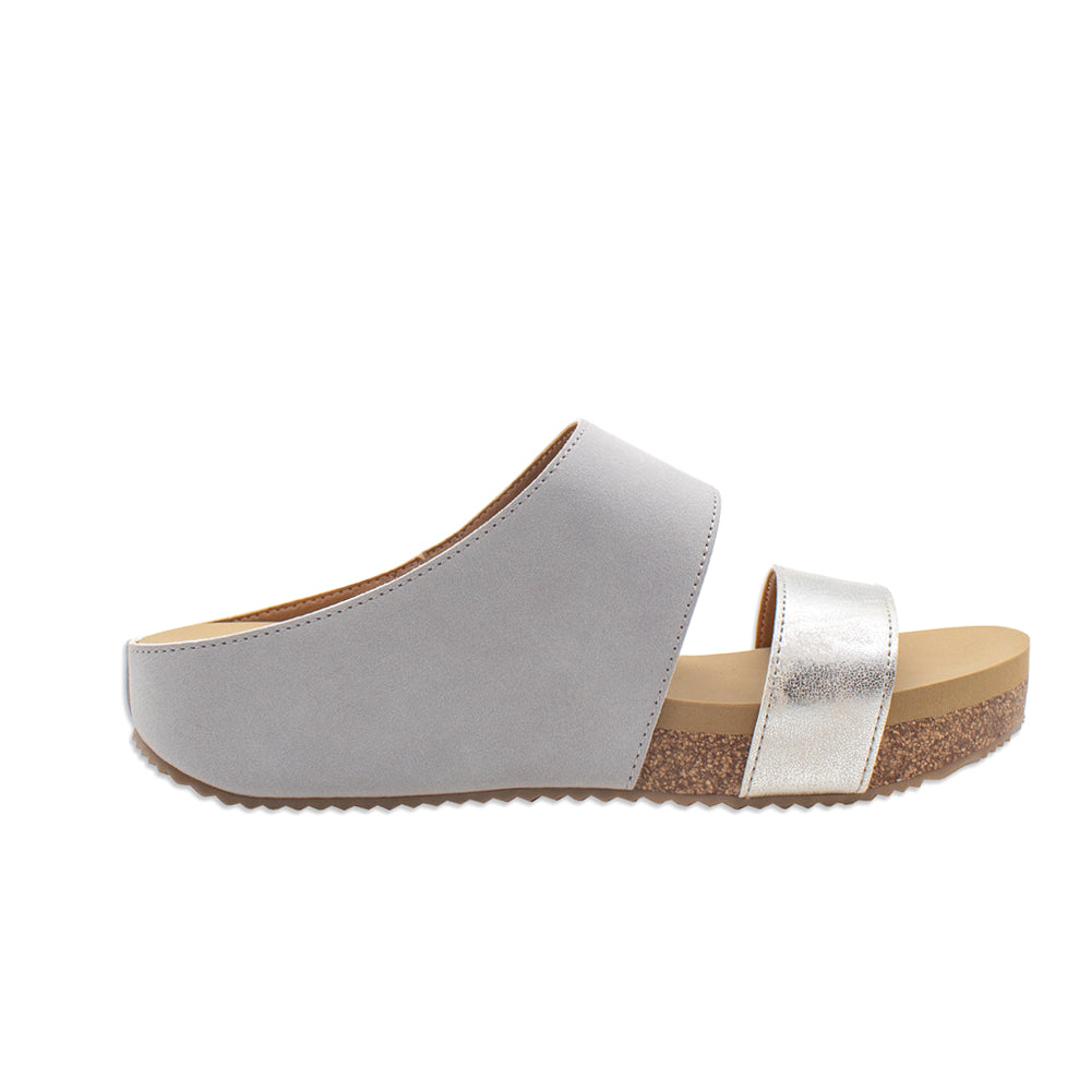 Campfire Metallic Slide Sandals、mySite、gtrtttuynbv