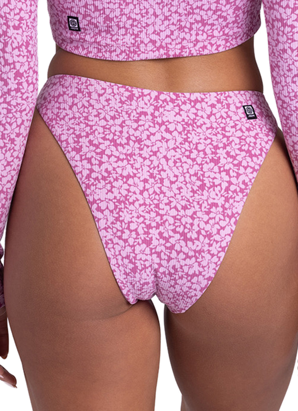 JOLYN Women's Calypso Kelia Rib Cheeky Bikini Bottom、mySite、noshort