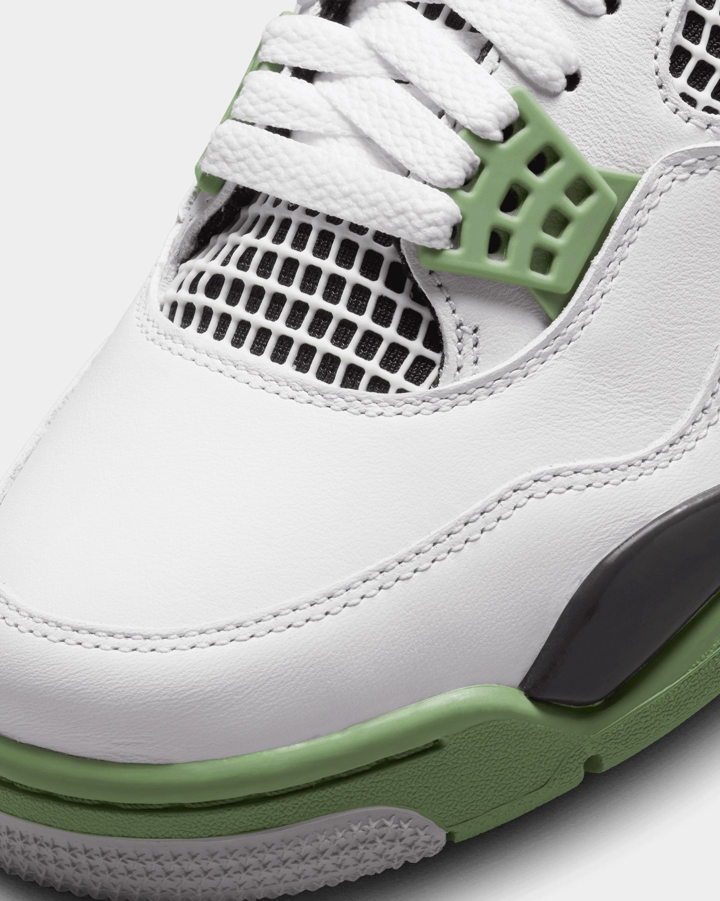 Jordan Women's Air Jordan 4 Retro Seafoam White/Oil Green、mySite、zt4zffjzw