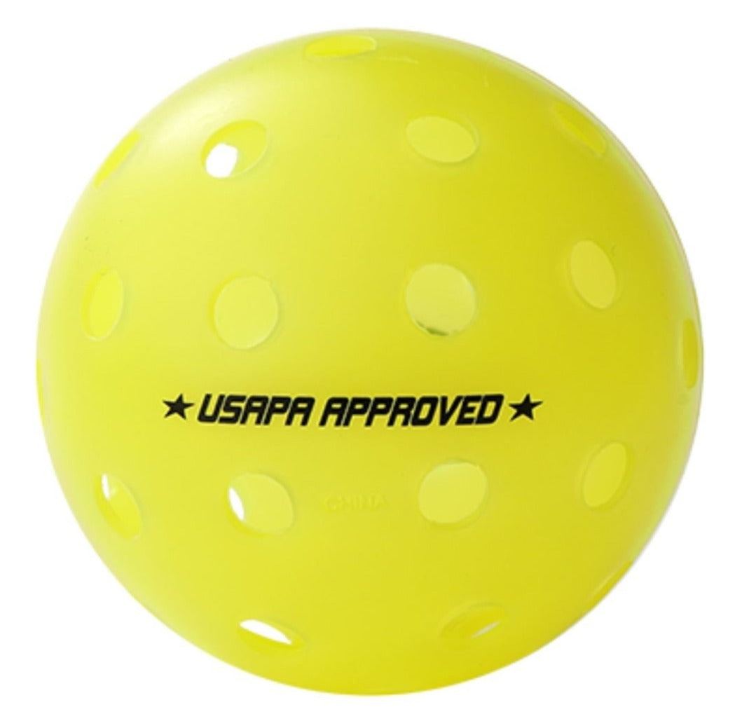 Gamma Photon Outdoor Pickleball Yellow (Pack of 60)