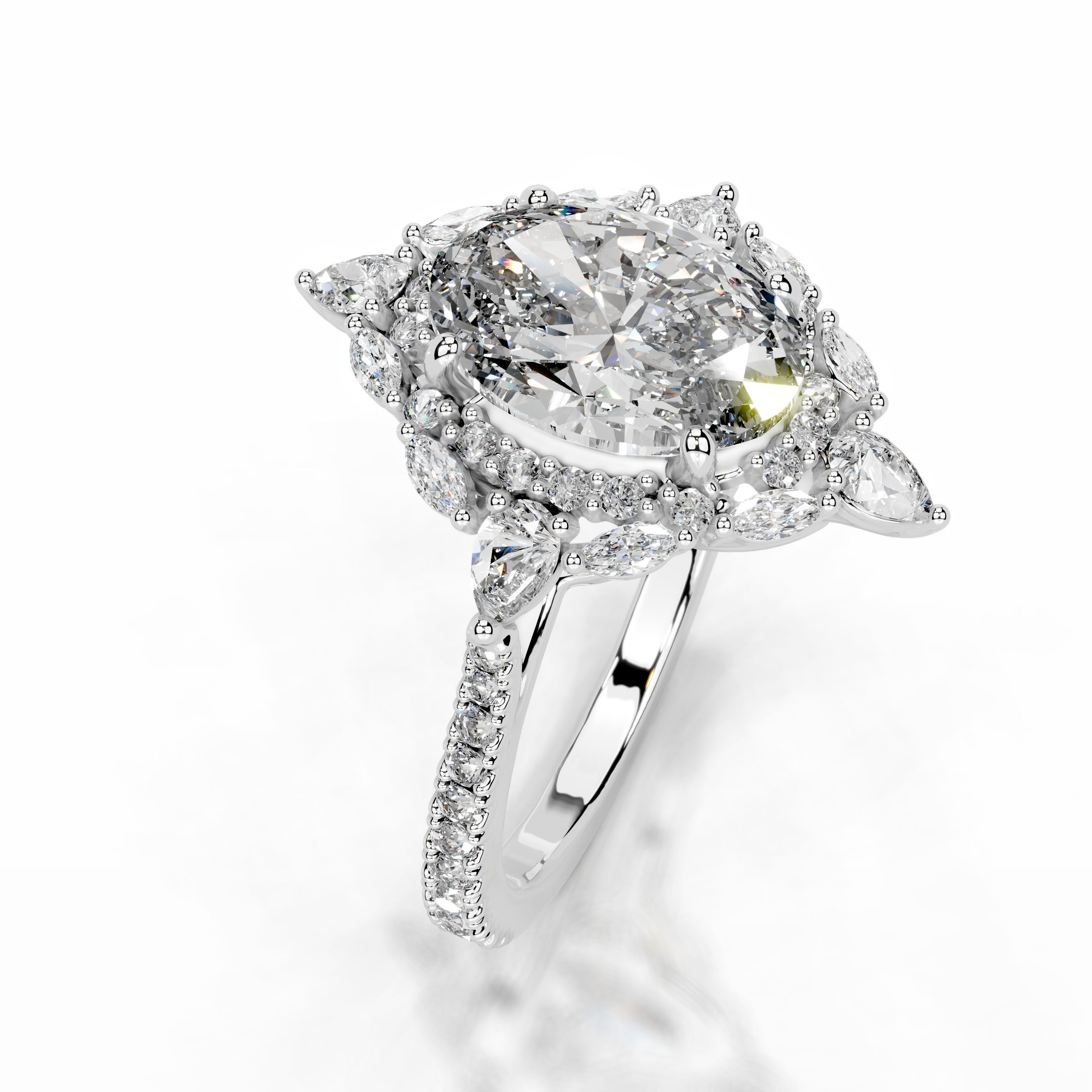 Augustina Lab Grown Diamond Ring - 14K White Gold、mySite、hinf8tx79