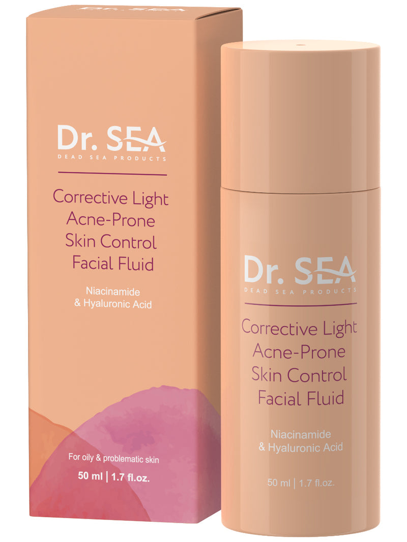  DR. SEA - Corrective Light Acne-Prone Skin Control Facial Fluid - Niacinamide & Hyaluronic Acid、mySite、elrpsem3k