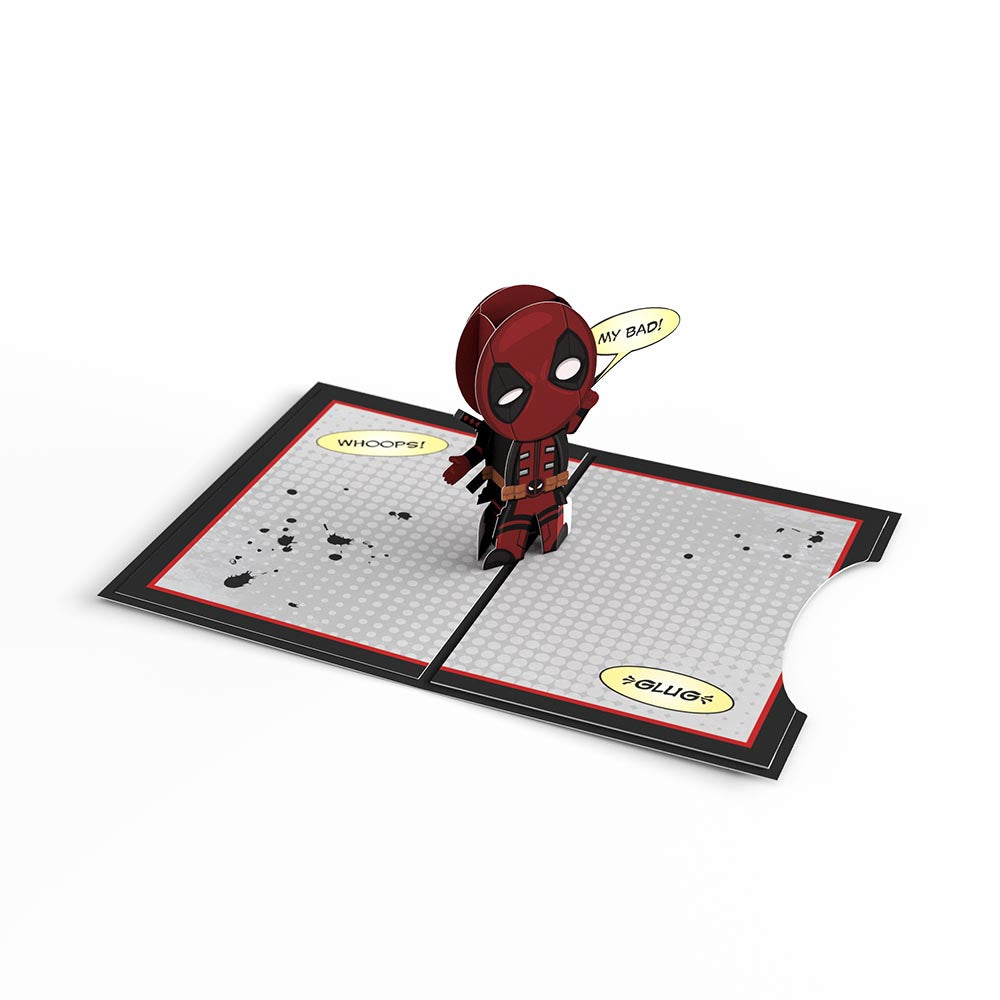 Marvel Deadpool Birthday 4-in-1 Nesting Card、mySite、solidvoid