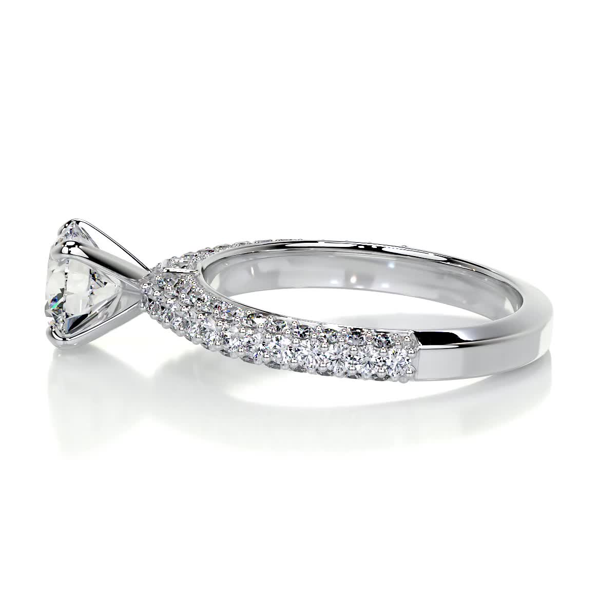 Lillian Lab Grown Diamond Ring -14K White Gold (RTS)、mySite、hinf8tx79