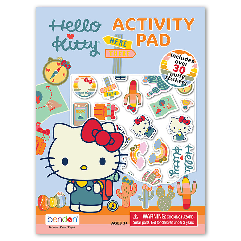  Hello Kitty Activity Pad Book with Puffy Stickers、mySite、ghnorth