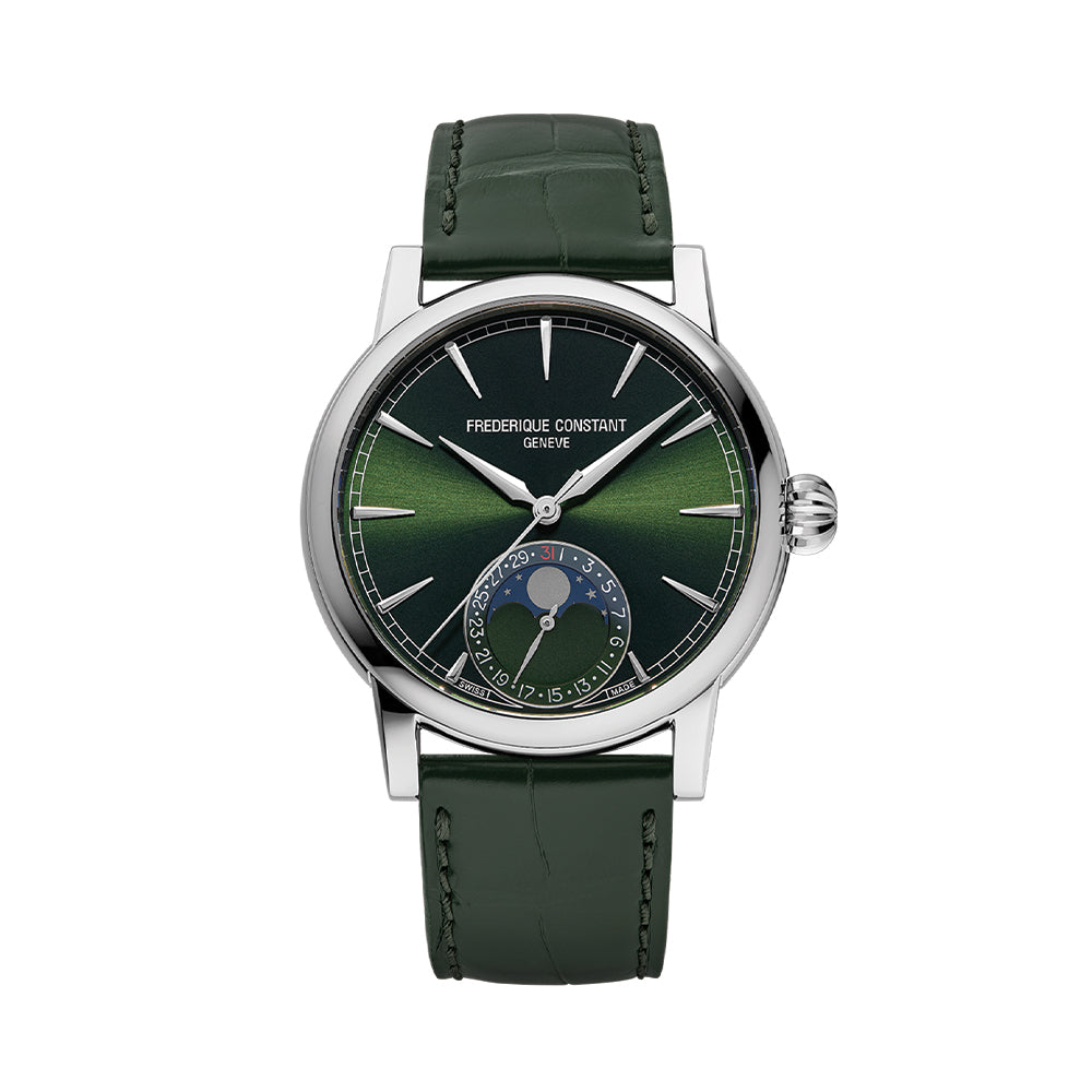 Manufacture Classic Moonphase Date Automatic 40mm - Green on Leather Strap、mySite、botmansion