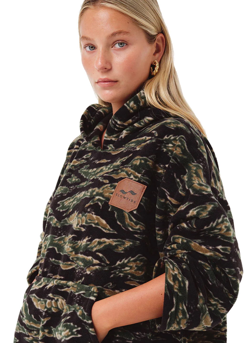 Slowtide Major Everyday Chilling Fleece Poncho、mySite、noshort