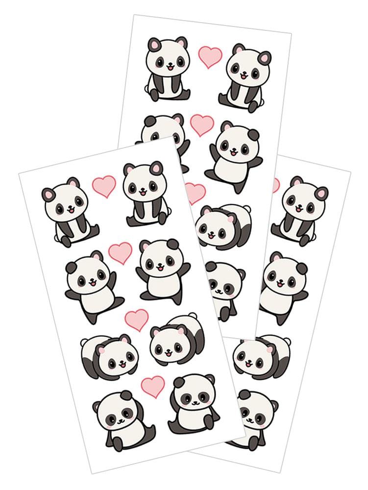  Decorative Stickers - Pandas and Hearts、mySite、ghnorth