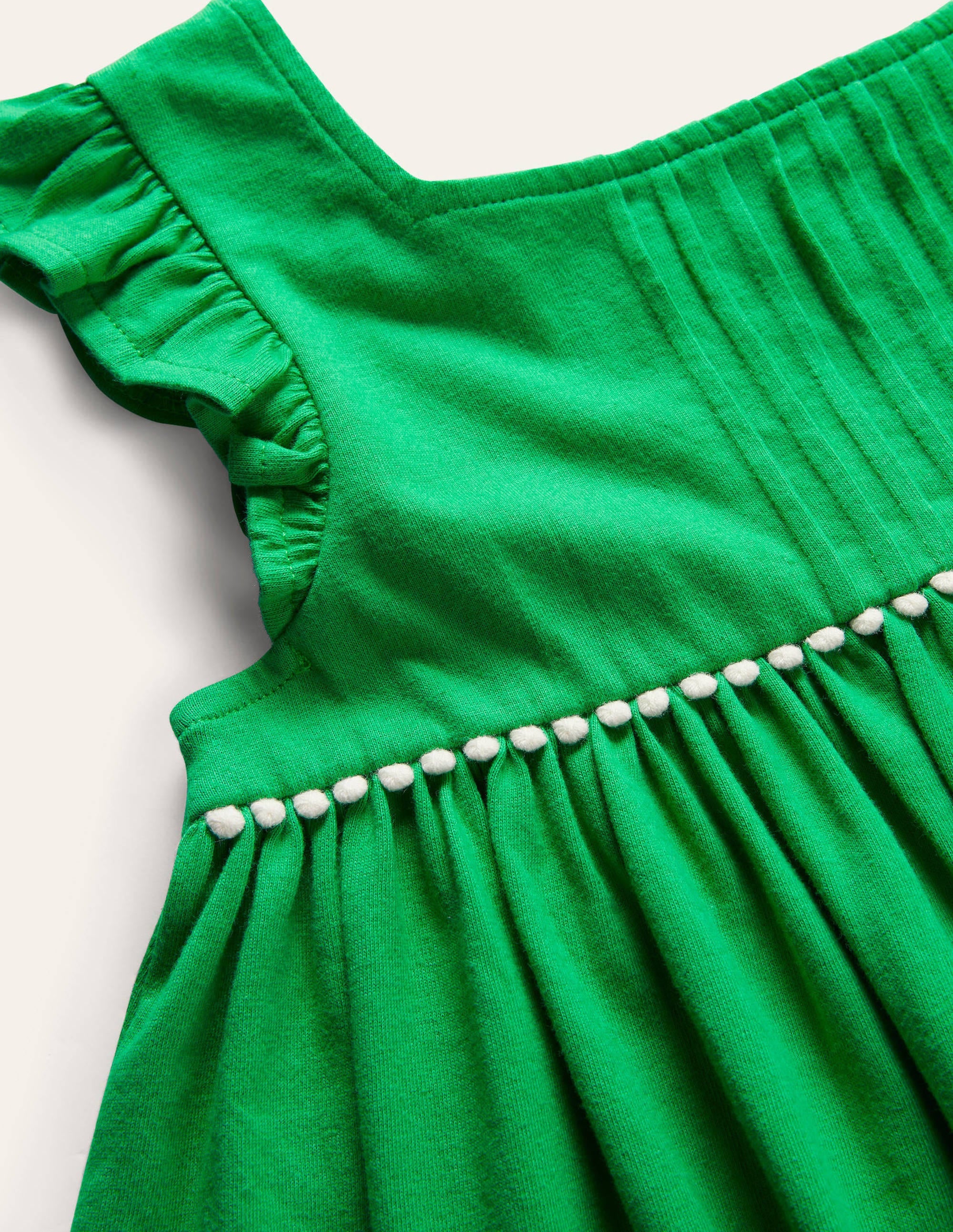 Frill Sleeve Jersey Dress-Green Pepper、mySite、ashleygrahame