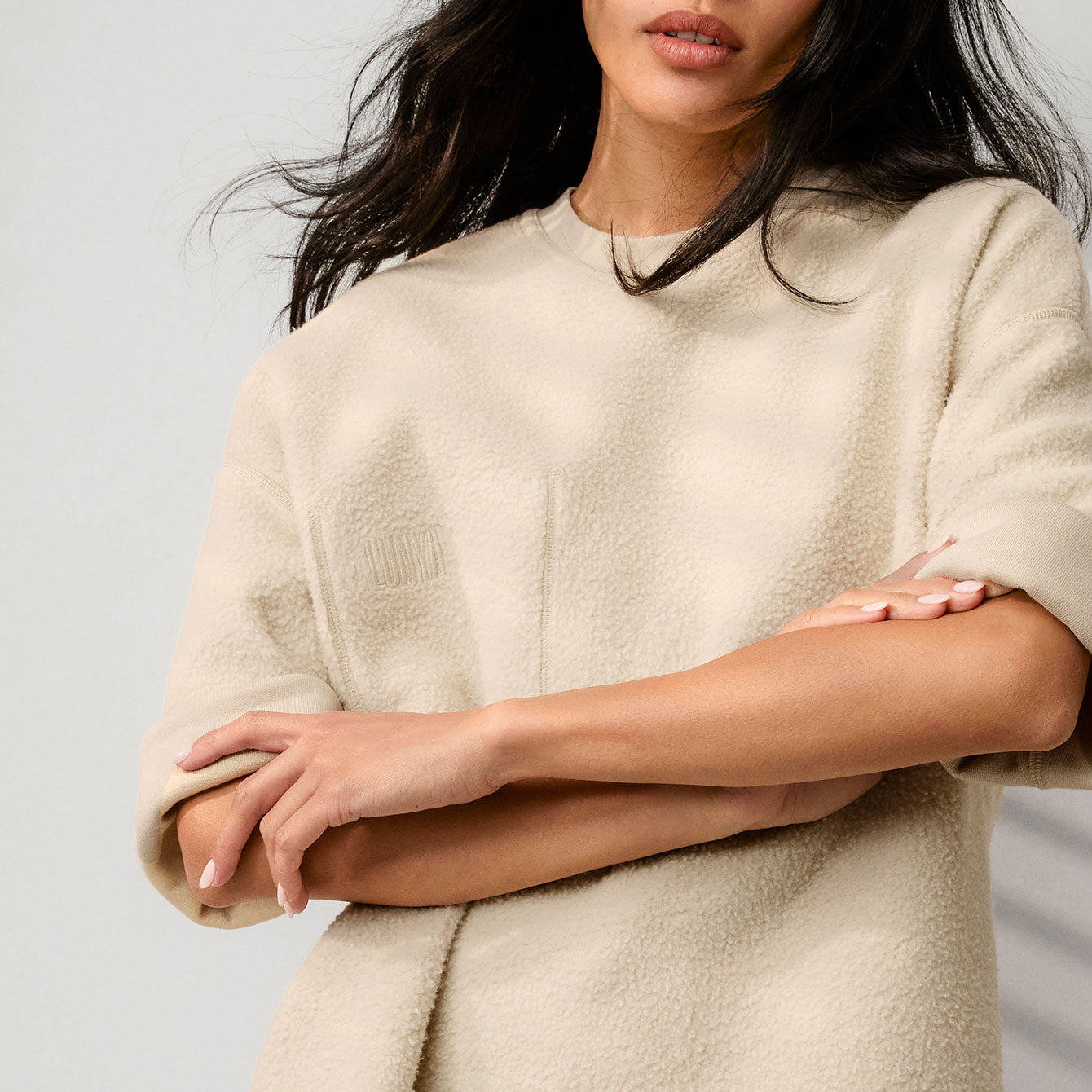 Silksweats™ Midweight Reversible Cropped Sleeve Sweatshirt、mySite、bengalsvssteelers