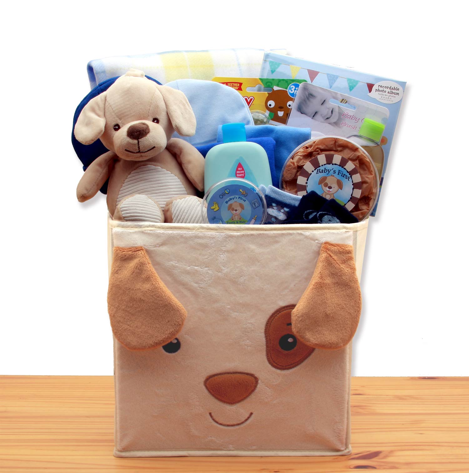 Puppy Tails New Baby Gift Basket、mySite、camillekostekn