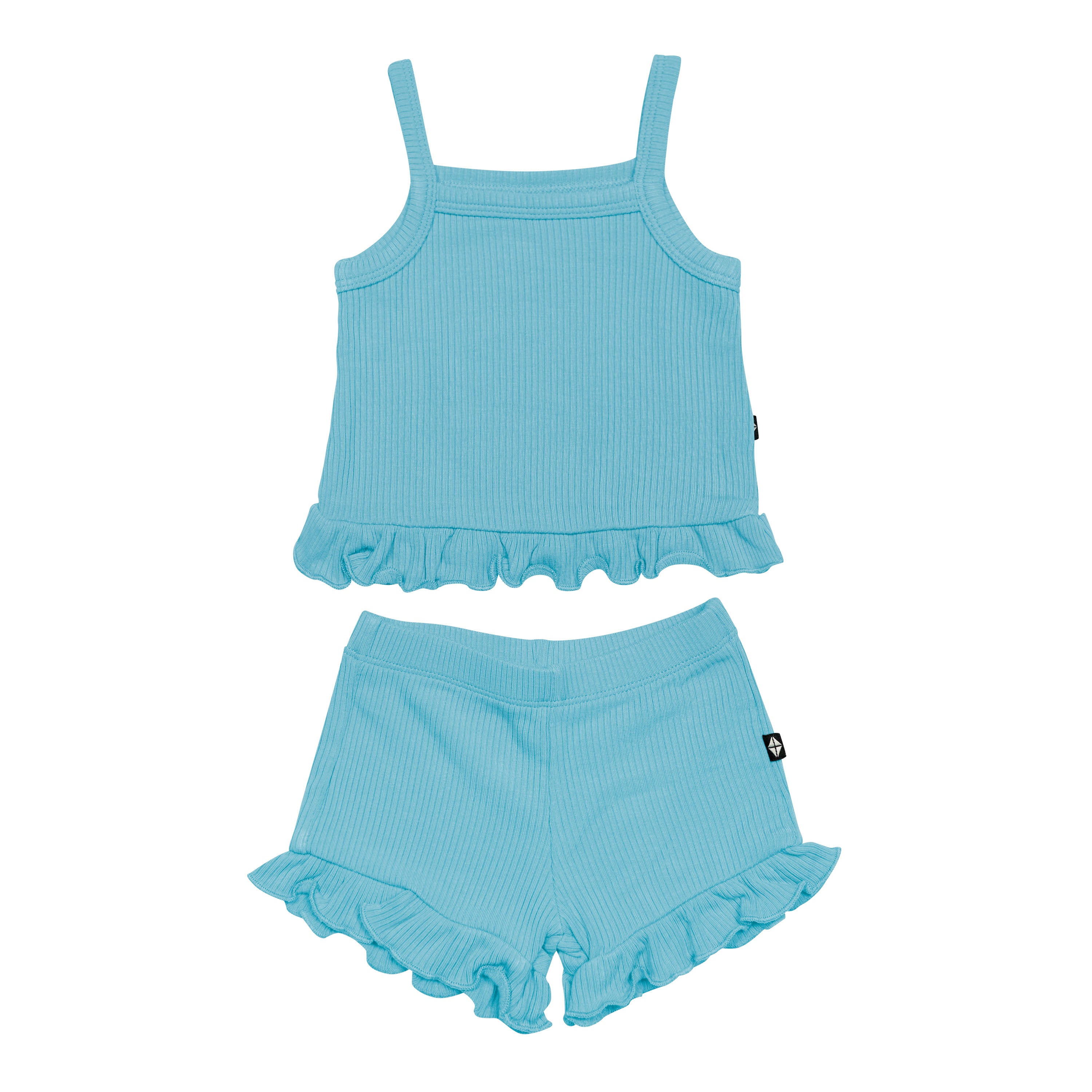  Ribbed Ruffle Tank Set in Makai、mySite、layawaytickets
