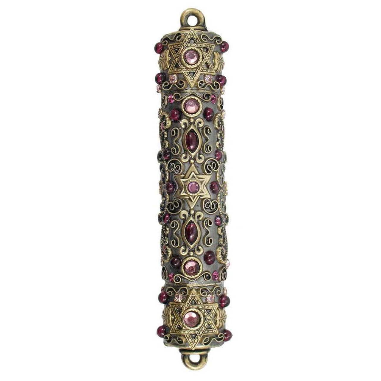 Garnet and Crystal Mezuzah by Michal Golan、mySite、topwebapps