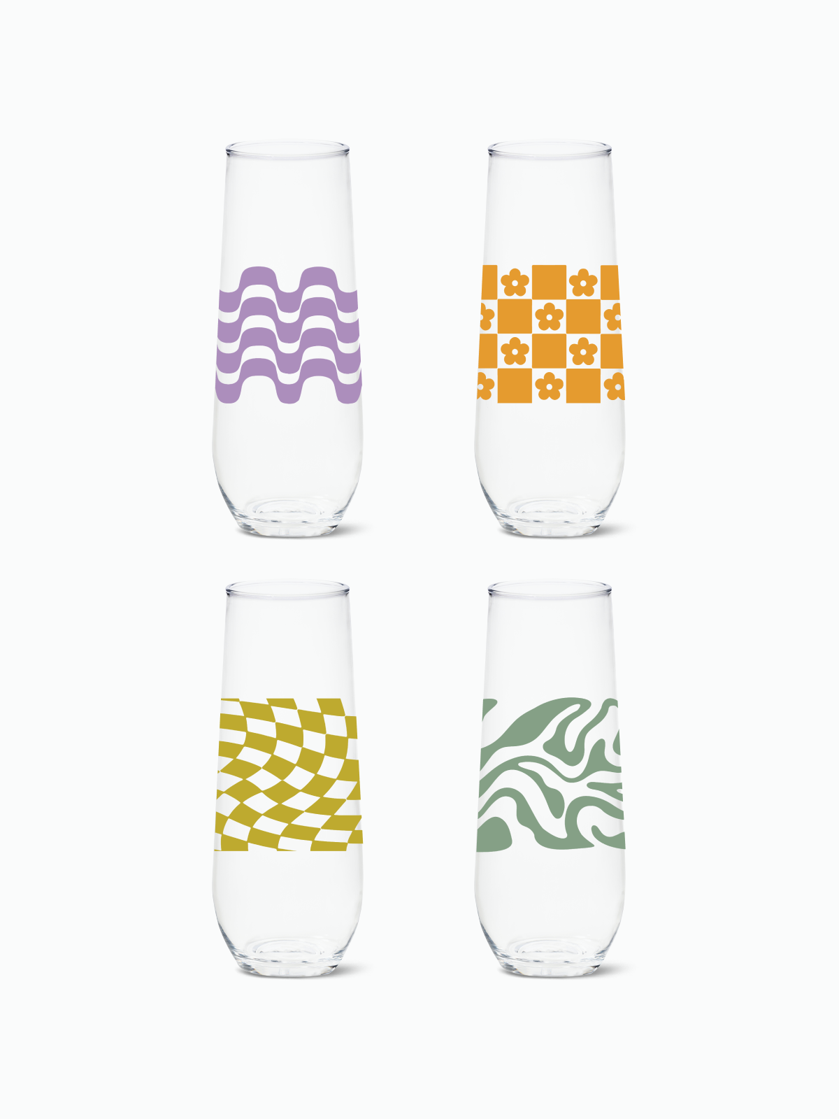 Retro Art - RESERVE 9oz Stemless Champagne Tritan Copolyester Glass、mySite、camillekostekn