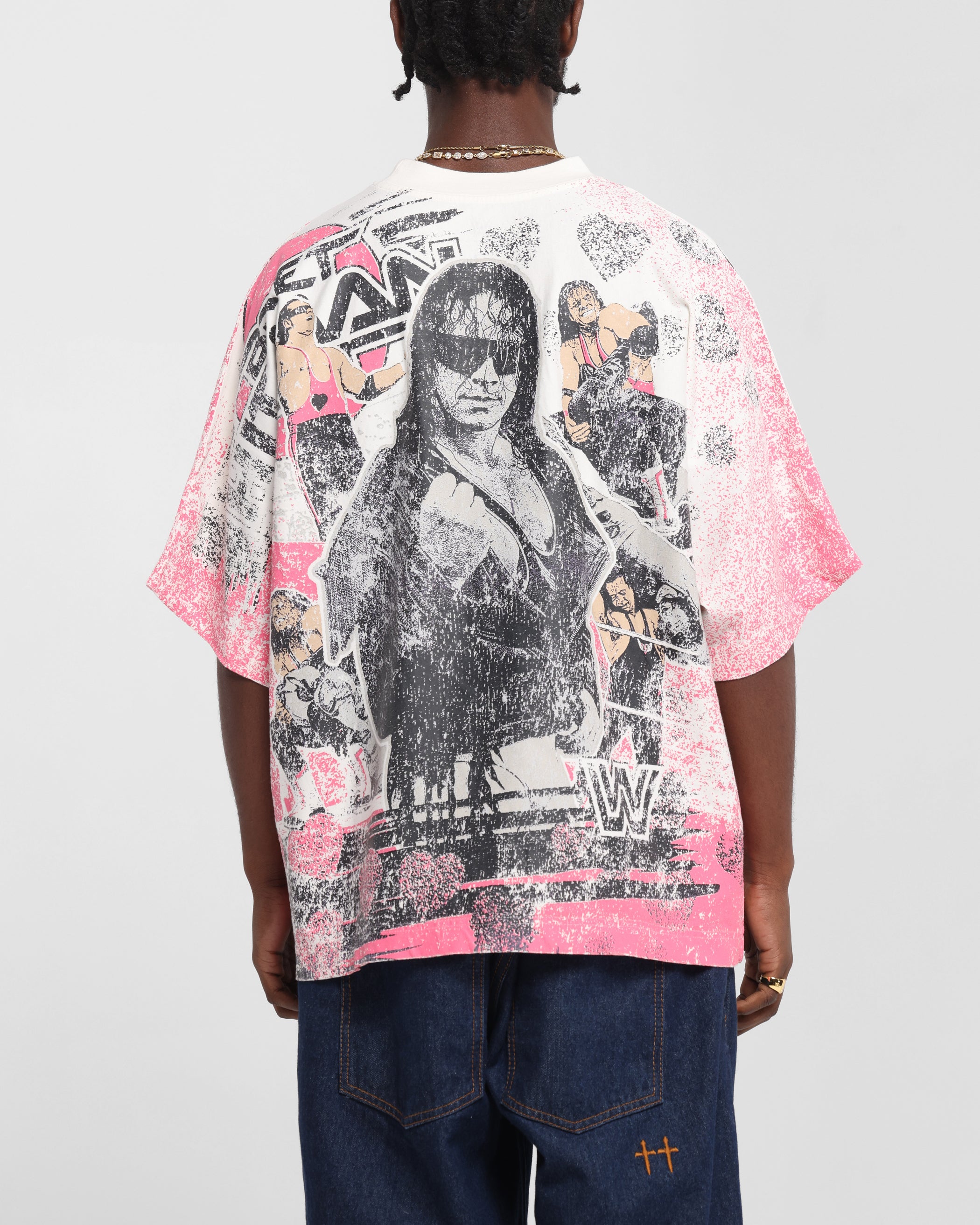 Culture Kings X WWE Bret 'The Hit Man' Hart All Over Print T-Shirt White、mySite、zt4zffjzw