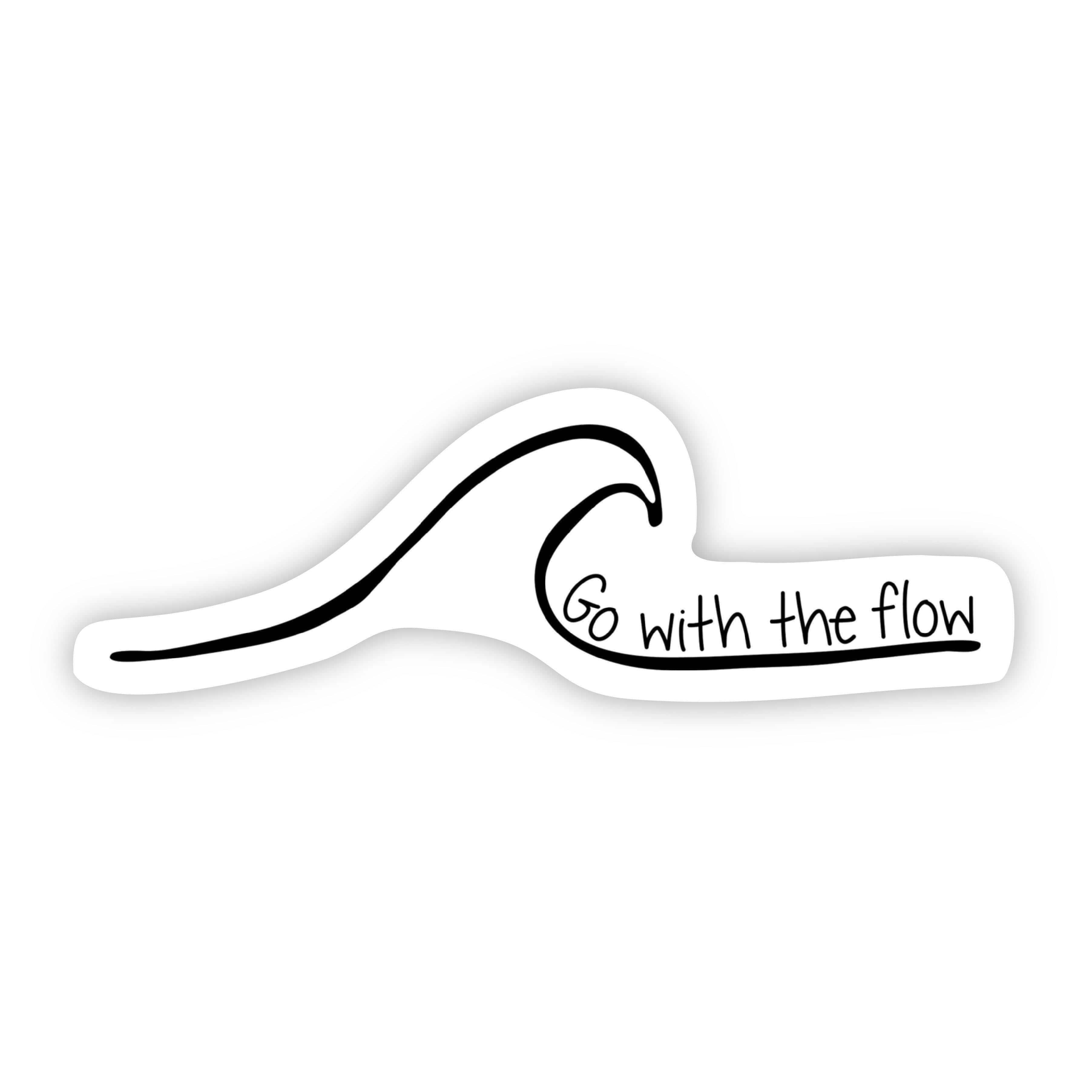  Wave Go With The Flow Sticker、mySite、elrpsem3k