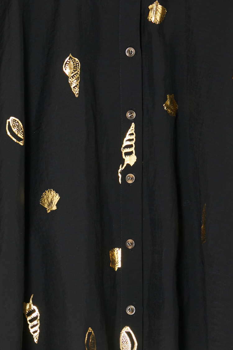 Black Shell Cape Shirt、mySite、solidvoid